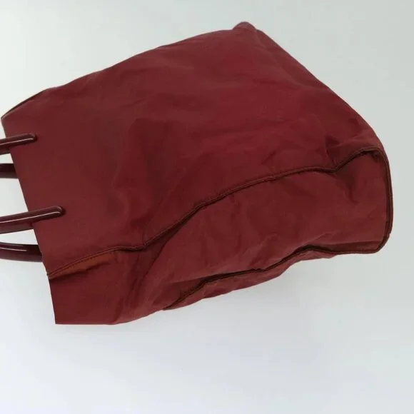 PRADA Hand Bag Nylon Red Auth ar11518 - Picture 8 of 16
